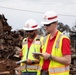 Quality assurance inspectors at work at the Pioneer Mills worksite in Lahaina.