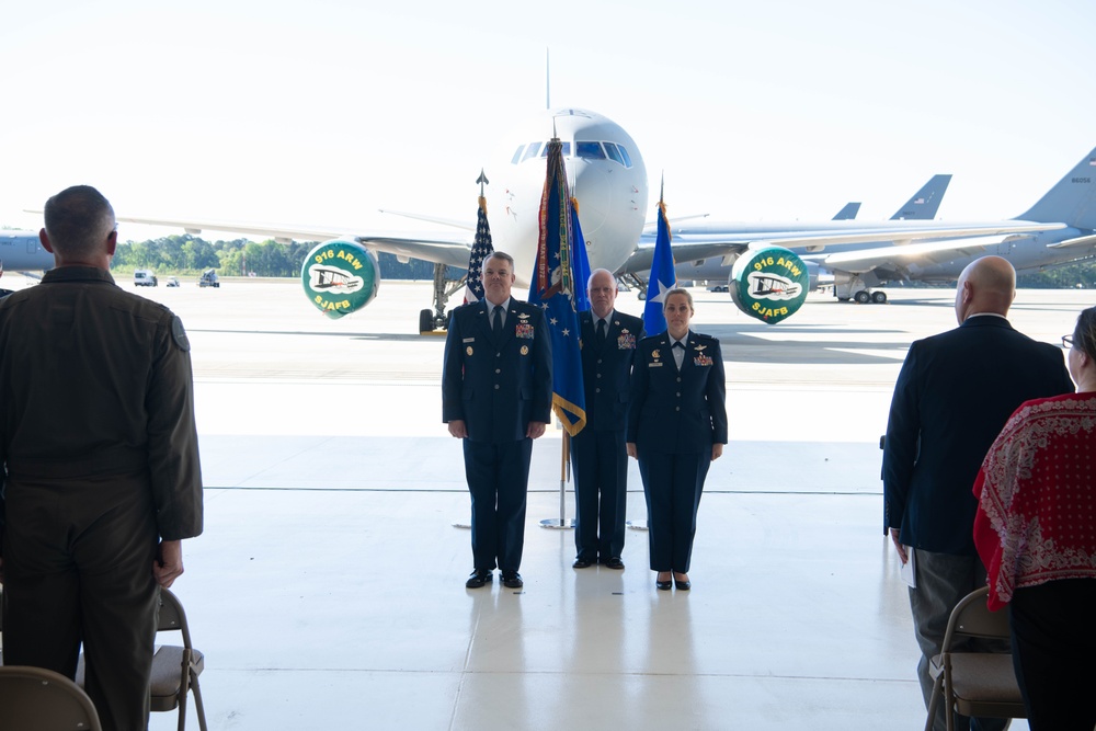 Colonel Diane Patton Assumed command of the 916th Air Refueling Wing