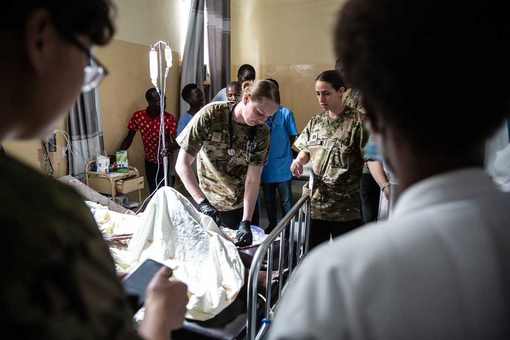 44th Medical Brigade participates in a Medical Readiness Exercise