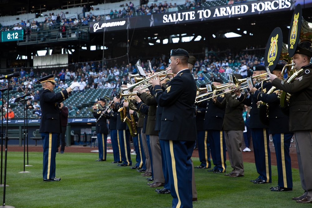 Seattle Mariners' &quot;Salute to Armed Forces&quot; game