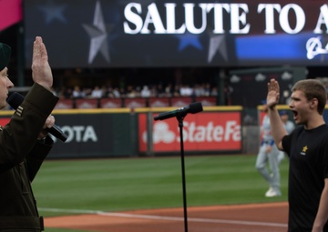 Seattle Mariners' &quot;Salute to Armed Forces&quot; game