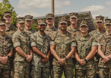 2d MARDIV Commanding General Recognizes Marines With Headquarters Battalion
