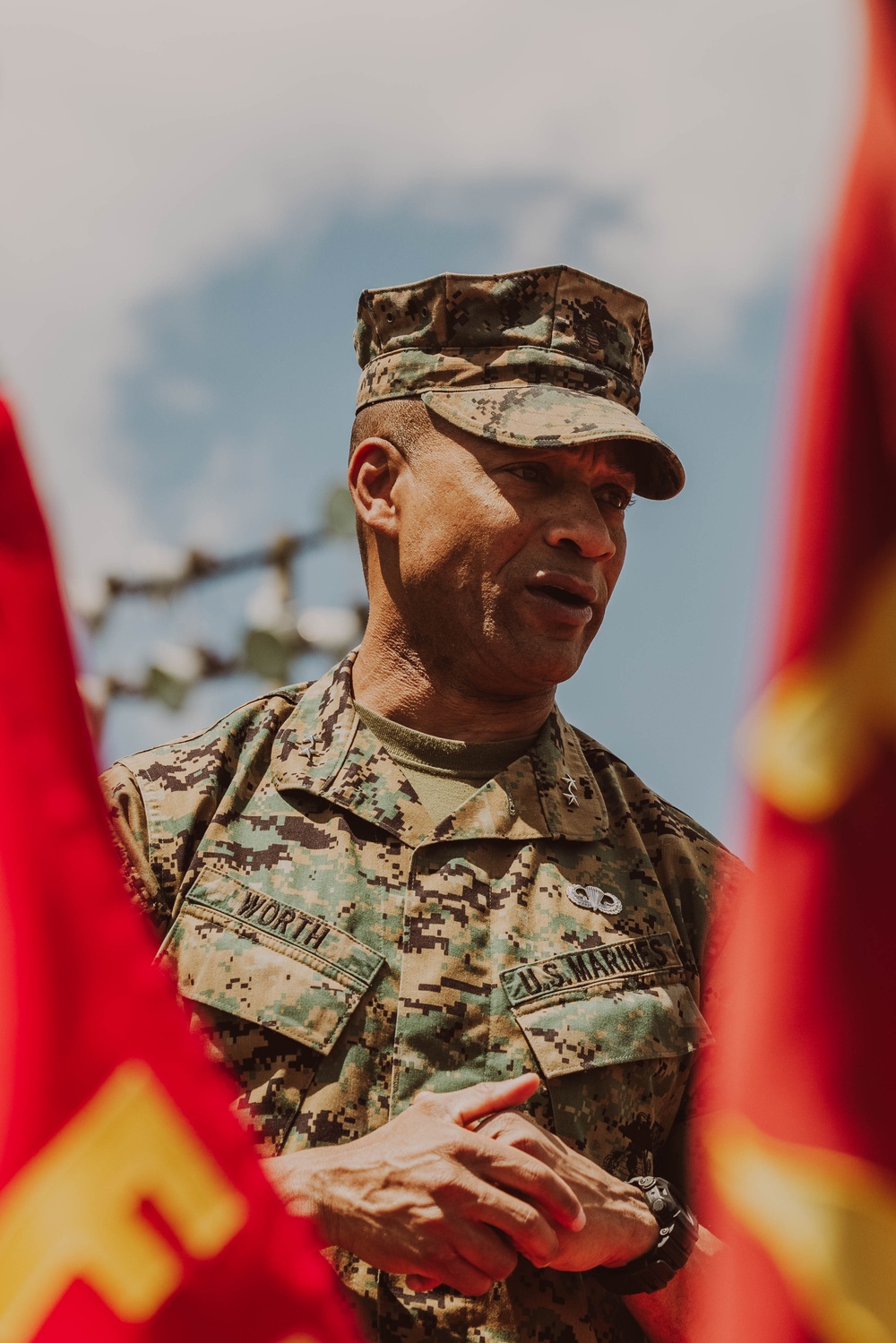 2d MARDIV Commanding General Recognizes Marines With Headquarters Battalion