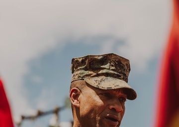 2d MARDIV Commanding General Recognizes Marines With Headquarters Battalion