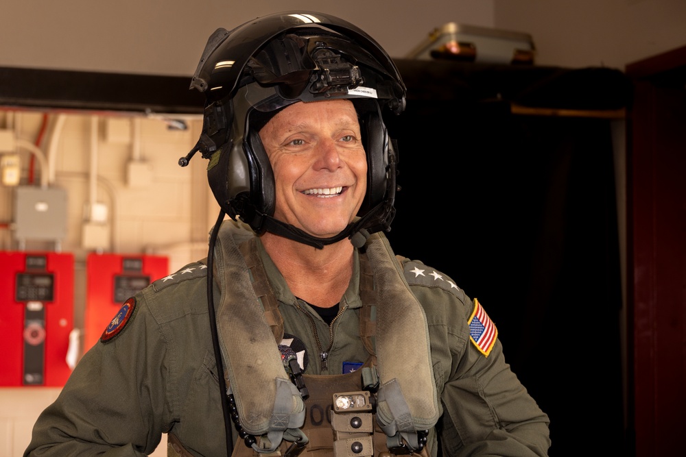 Leadership in Flight: U.S. Navy Air Boss flies with 3rd MAW