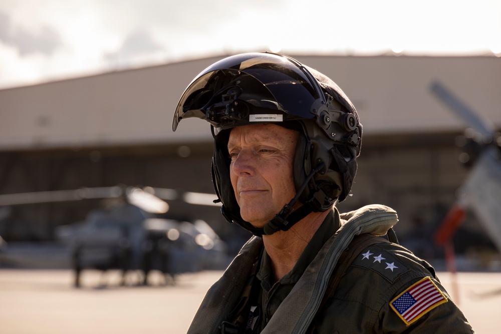 Leadership in Flight: U.S. Navy Air Boss flies with 3rd MAW