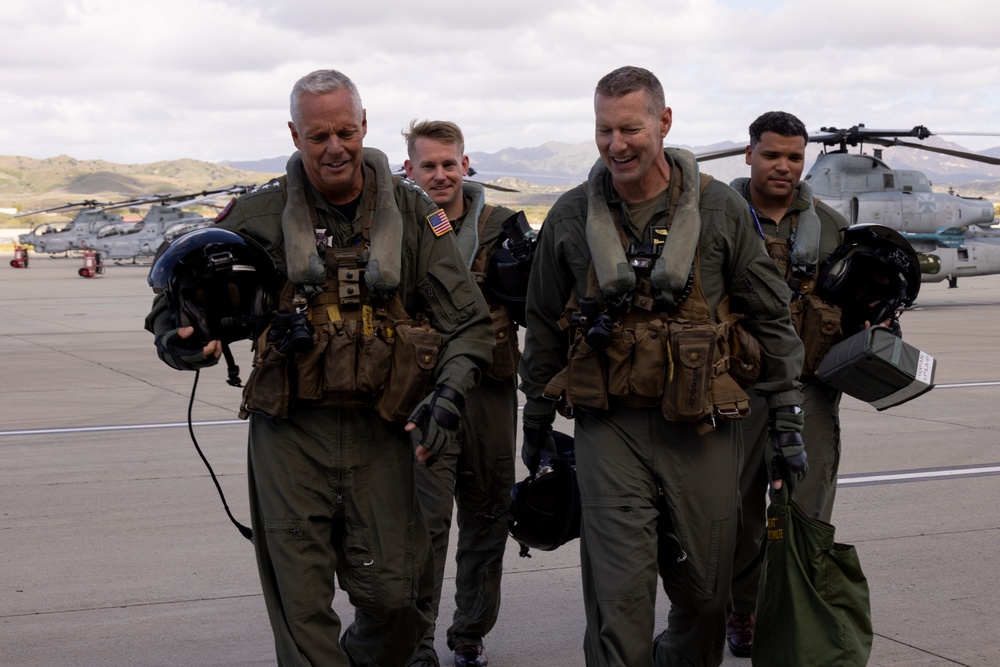 Leadership in Flight: U.S. Navy Air Boss flies with 3rd MAW