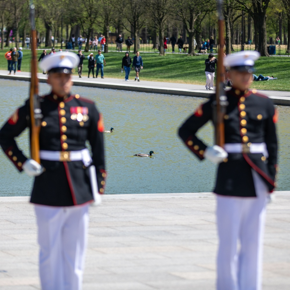 U.S. Marine Corps Silent Drill Platoon Wins JSDE 2024