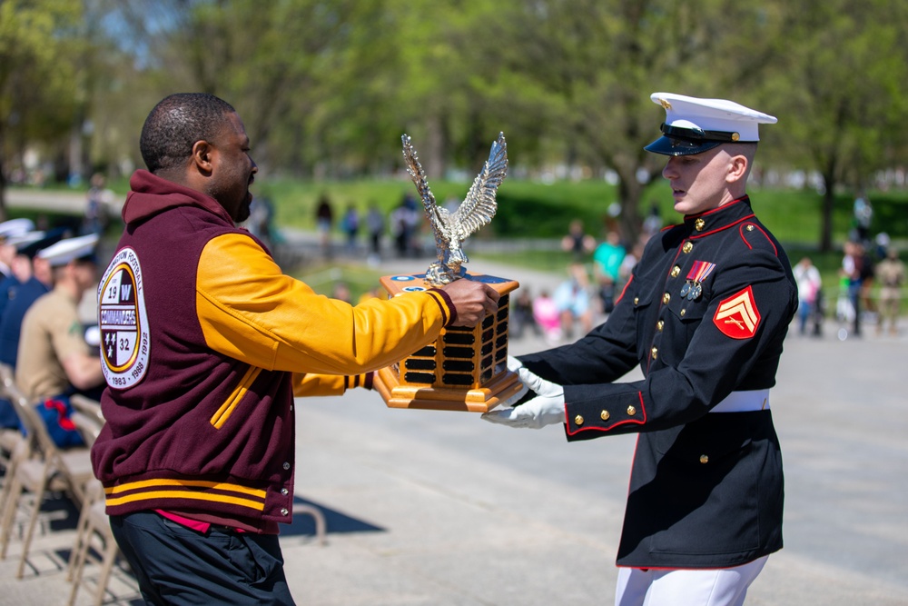 U.S. Marine Corps Silent Drill Platoon Wins JSDE 2024