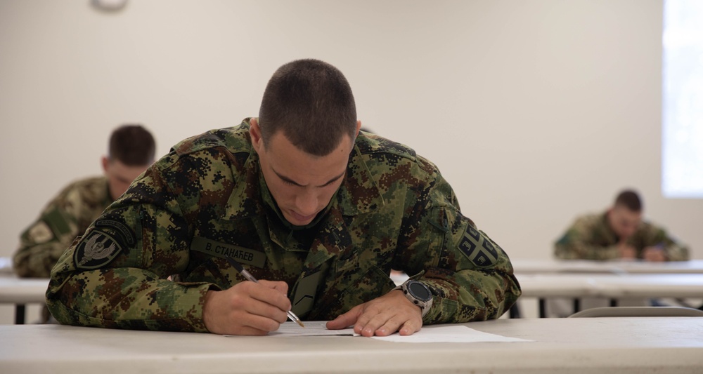 Ohio Army National Guard Soldiers compete alongside Serbian Armed Forces and Hungarian Defense Forces during the 2024 State Best Warrior Challenge competition