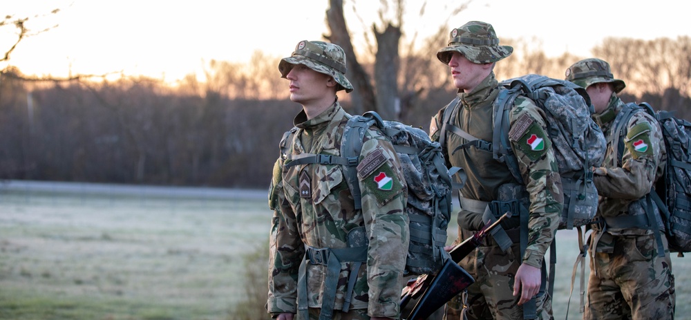 Ohio Army National Guard Soldiers compete alongside Serbian Armed Forces and Hungarian Defense Forces during the 2024 State Best Warrior Challenge competition