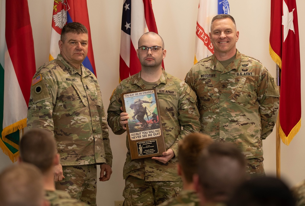 Ohio Army National Guard Soldiers compete alongside Serbian Armed Forces and Hungarian Defense Forces during the 2024 State Best Warrior Challenge competition