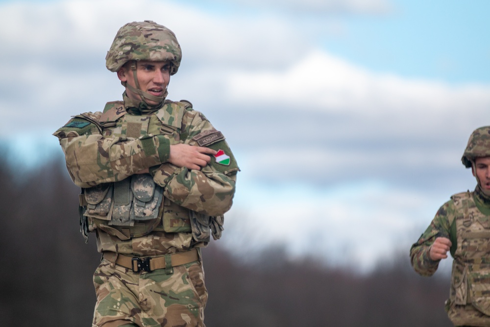 OHARNG Hosts Serbian and Hungarian Soldiers During 2024 Best Warrior Competition