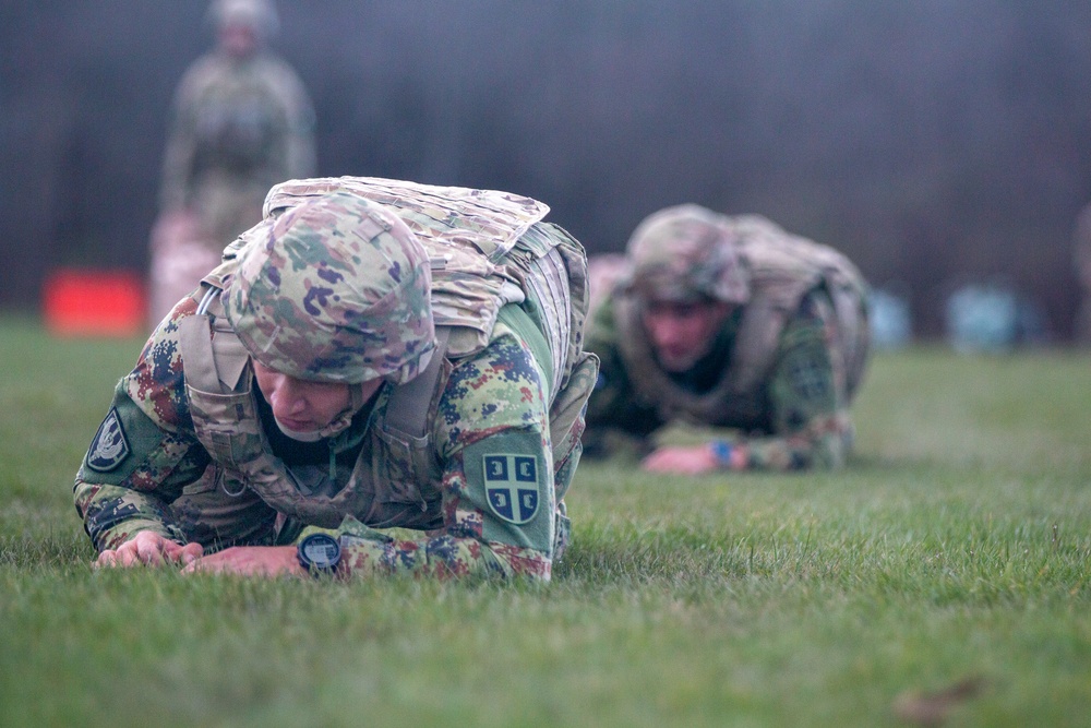 OHARNG Hosts Serbian and Hungarian Soldiers During 2024 Best Warrior Competition