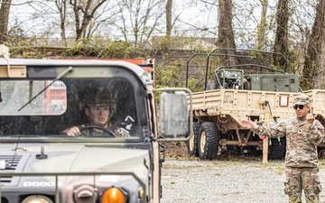 Sustainment Brigade Soldiers Hone Tactical Vehicle Skills