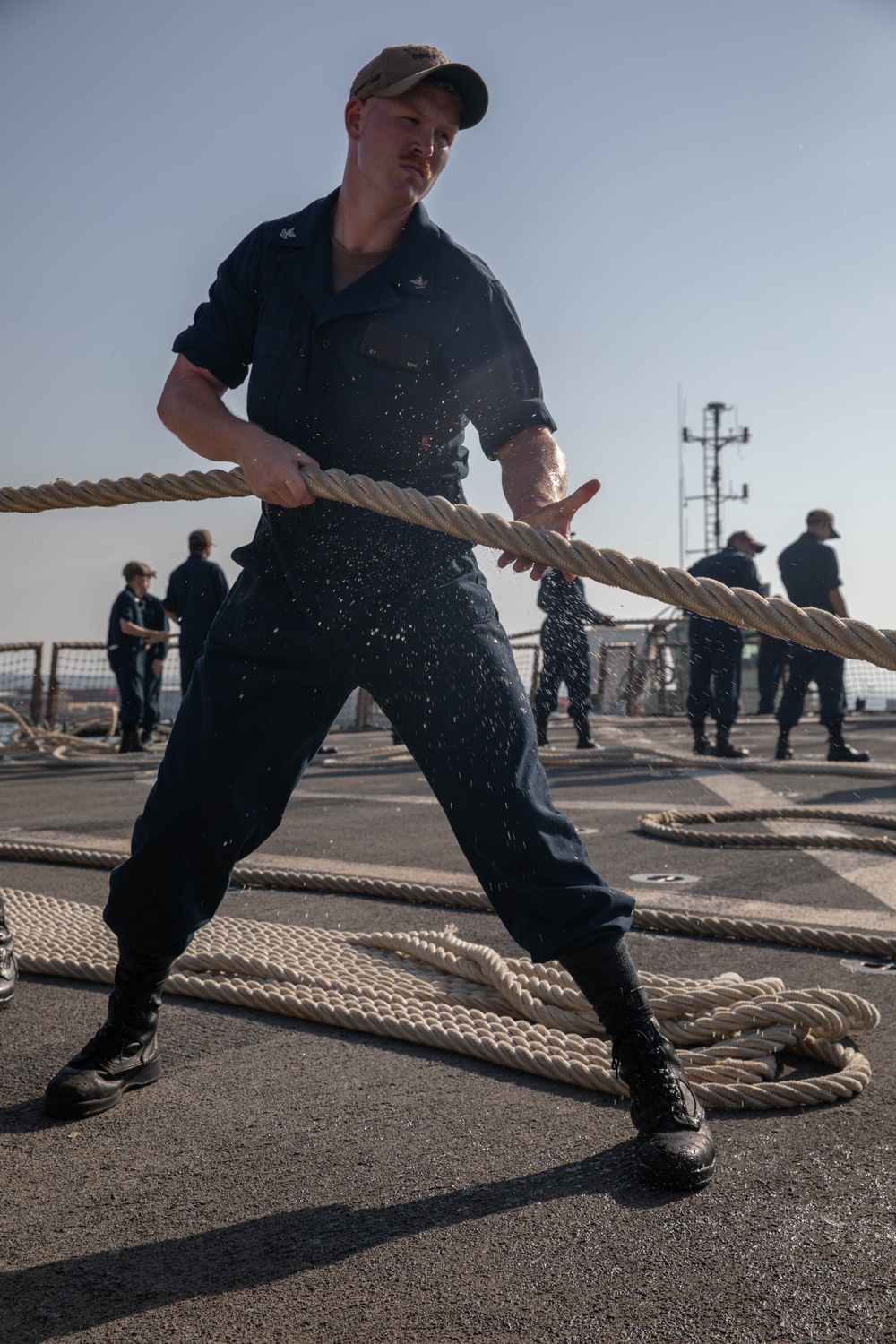 USS Laboon (DDG 58) Conducts Sea and Anchor Detail