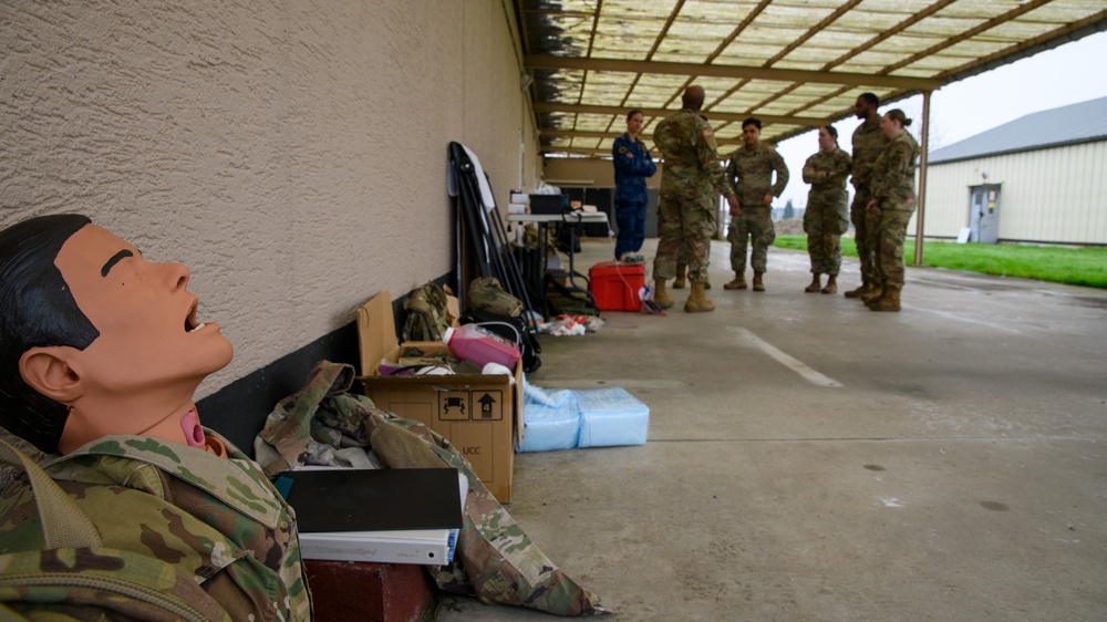 Multinational Tactical Combat Casualty Care training in Chièvres