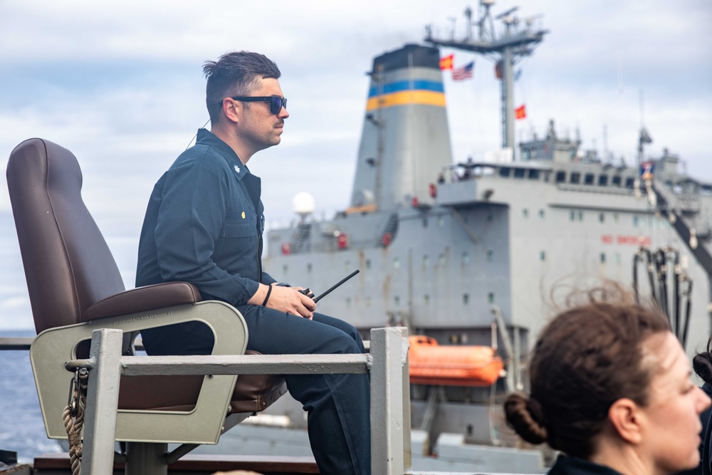 USS Russell (DDG 59) Fueling-at-Sea with USNS John Ericsson (T-AO 194)