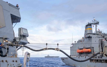 USS Russell (DDG 59) Fueling-at-Sea with USNS John Ericsson (T-AO 194)