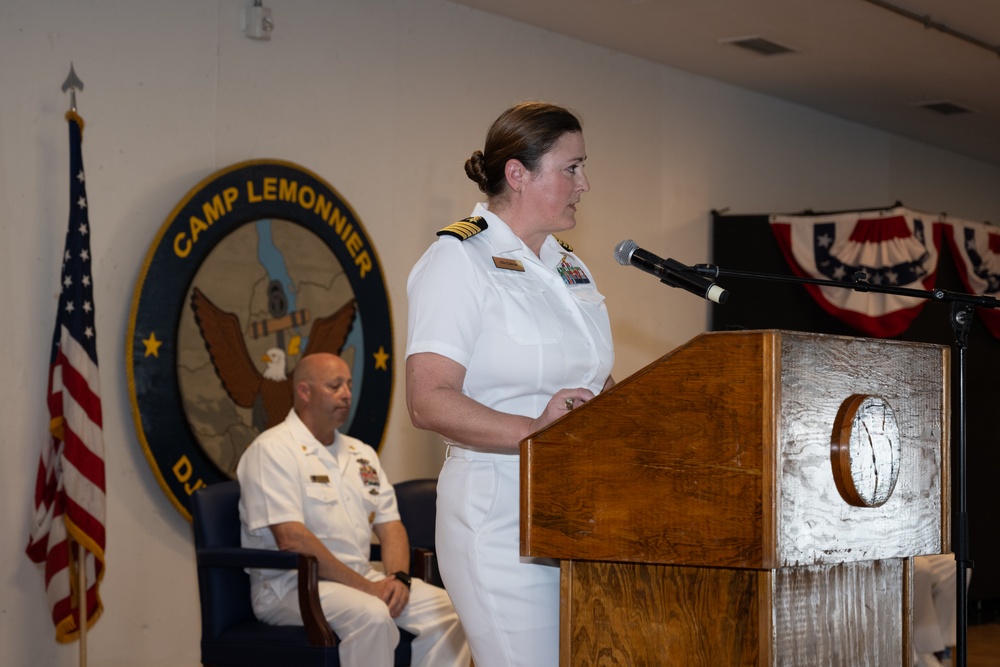 U.S. Navy Capt. Eilis Cancel Assumes Command of Camp Lemonnier, Djibouti