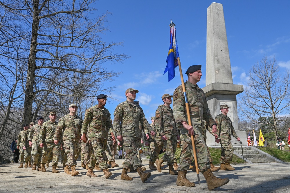 Airmen participate in Concord Patriot's Day Parade