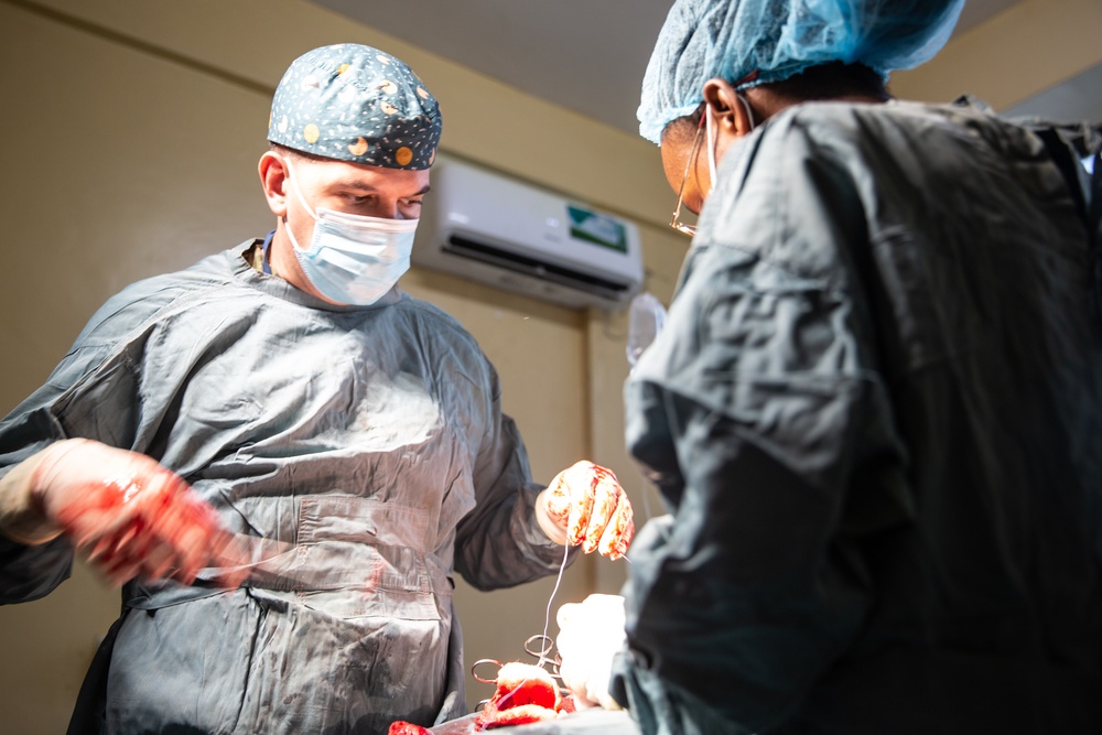 44th Medical Brigade participates in a Medical Readiness Exercise