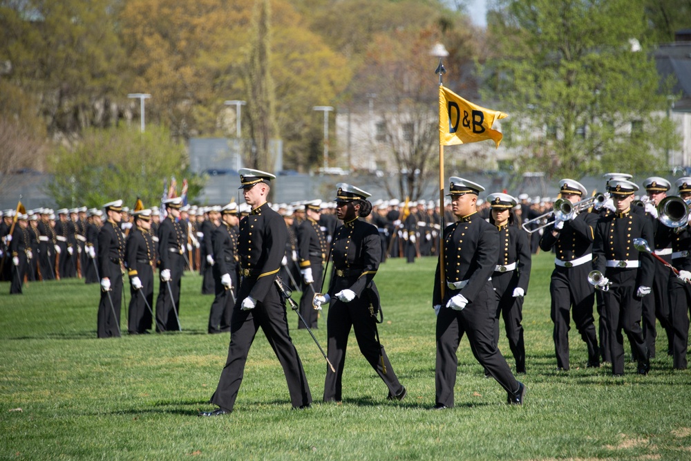 U.S. Naval Academy 1st Formal Parade for Vice Adm. Yvette Davids