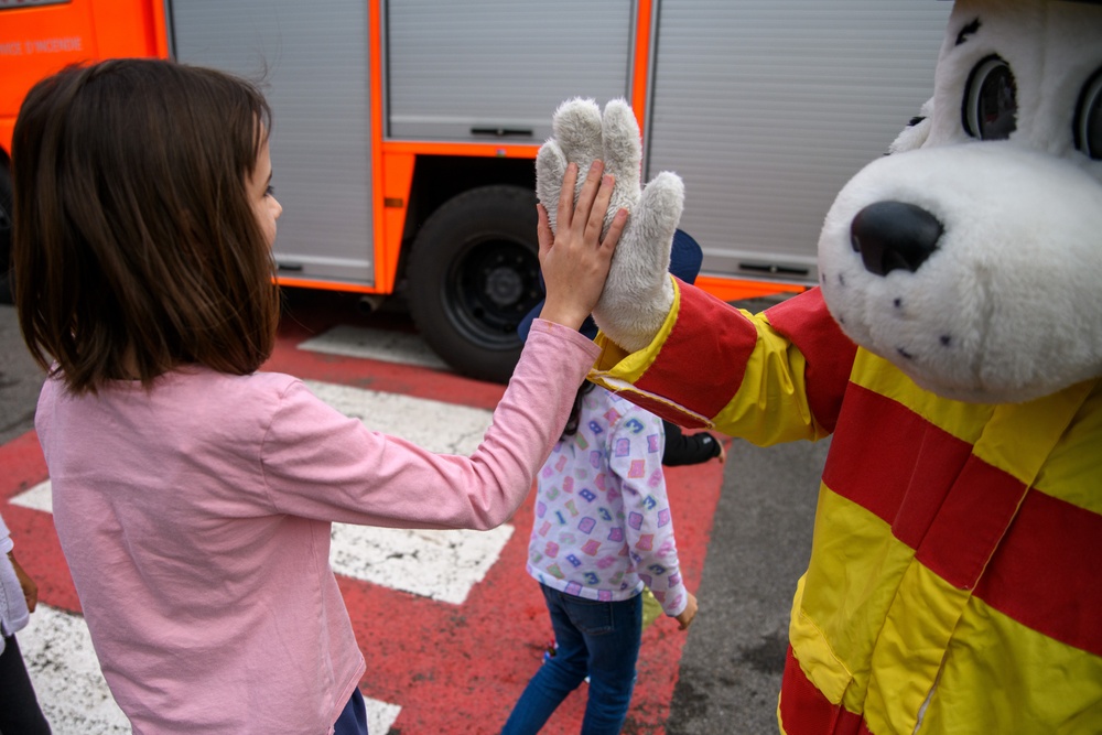 Month of the Military Child: Fire Prevention Event at SHAPE School Month of the Military Child: Fire Prevention Event at SHAPE School