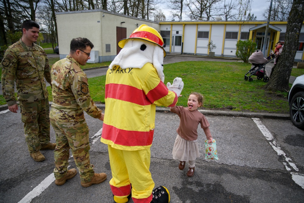 Month of the Military Child: Fire Prevention Event at SHAPE School