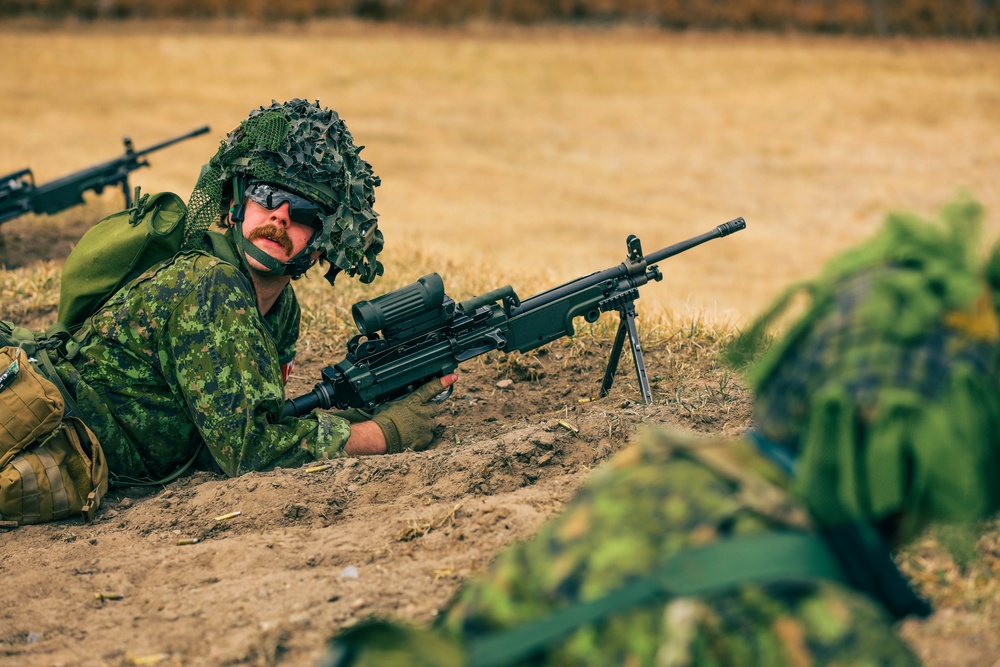 Canadian LSSR Conducts Live-Fire Events at Camp Ripley