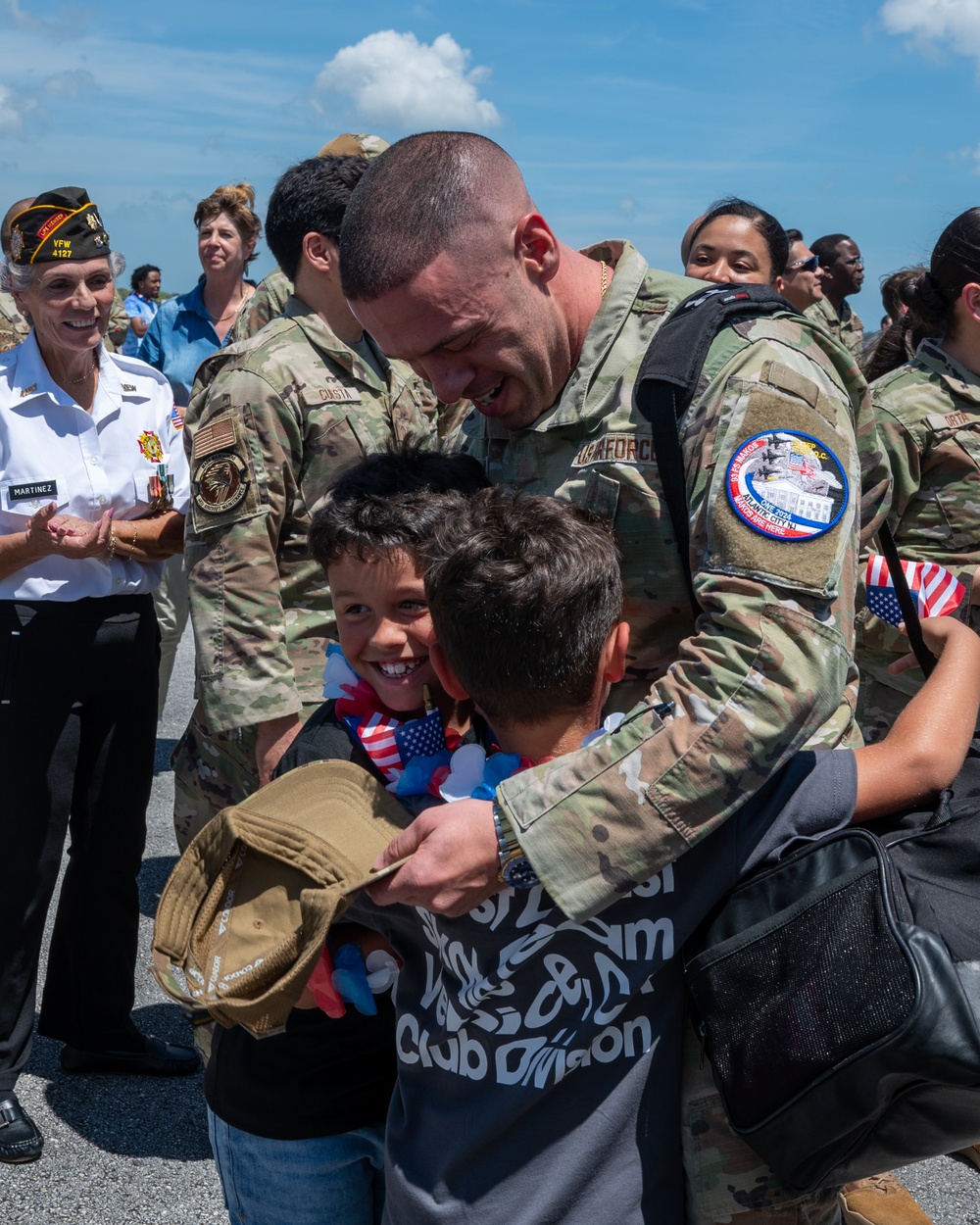 482d Fighter Wing Airmen return from Operation Noble Eagle