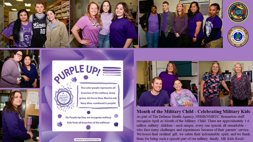 Month of the Military Child - Celebrating Military Kids at NHB/NMRTC Bremerton
