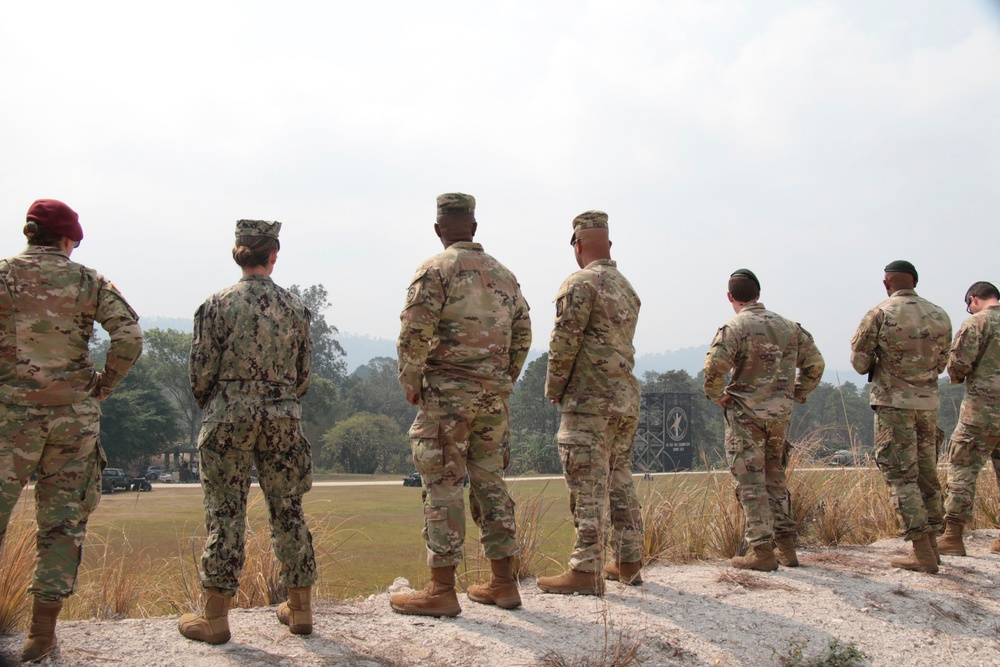 Exercise CENTAM GUARDIAN 24 phase one participants watch Honduran Special Forces demonstration