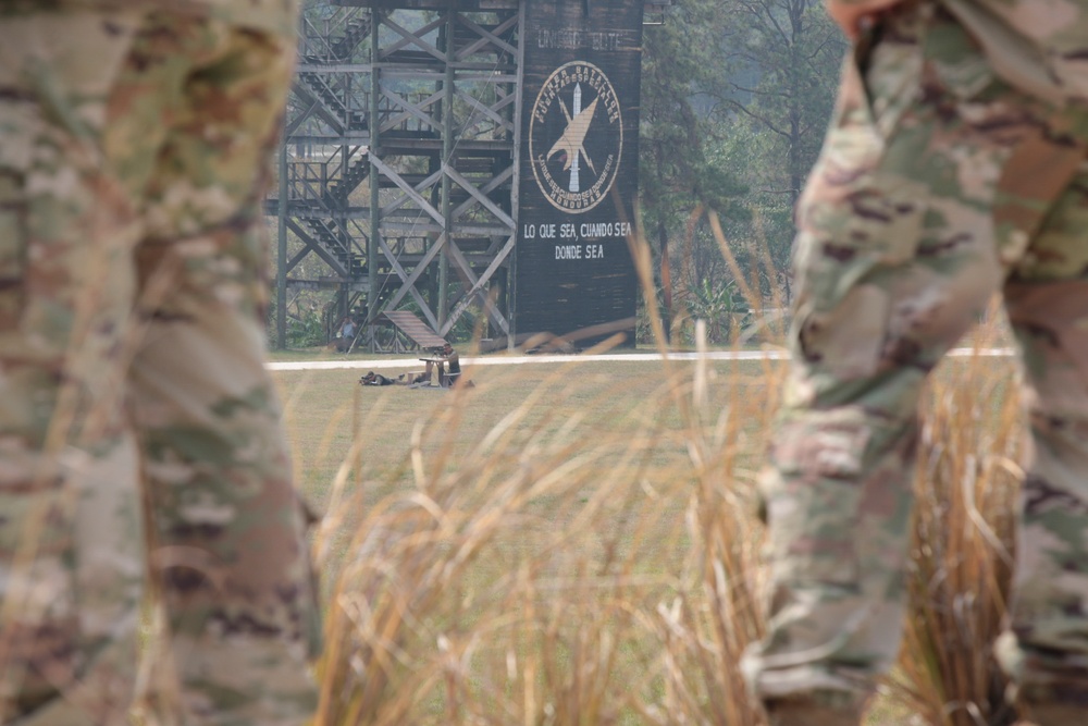 Exercise CENTAM GUARDIAN 24 phase one participants watch Honduran Special Forces demonstration