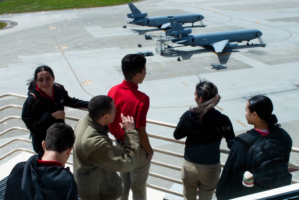 ROTC cadets visit Travis AFB
