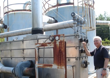 David Becker at Charles Macon Superfund Site