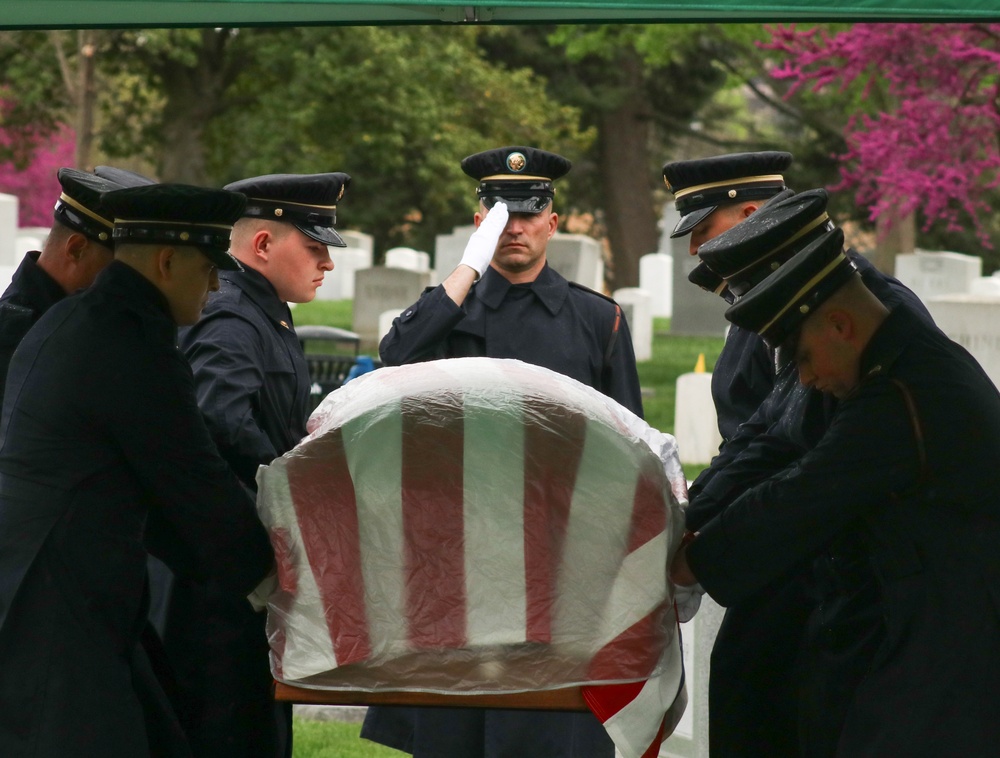 Funeral for U.S. Army Air Forces Sgt. Irving Newman