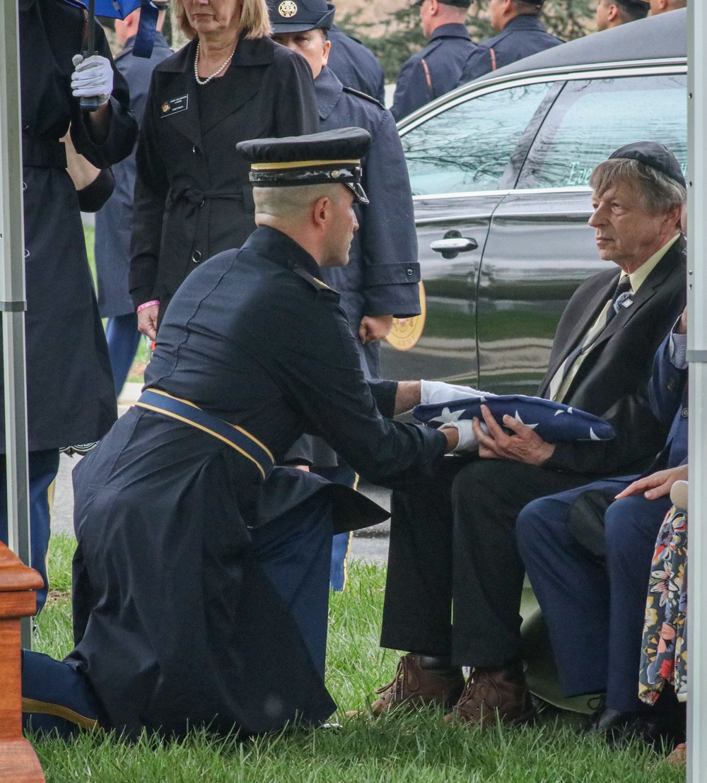 Funeral for U.S. Army Air Forces Sgt. Irving Newman