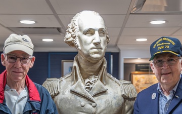George Washington welcomes commanding officers aboard