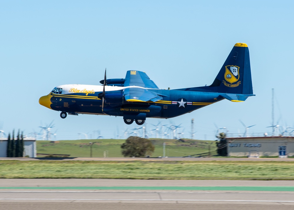 The Blue Angels’ perform at the Wings Over Solano Airshow