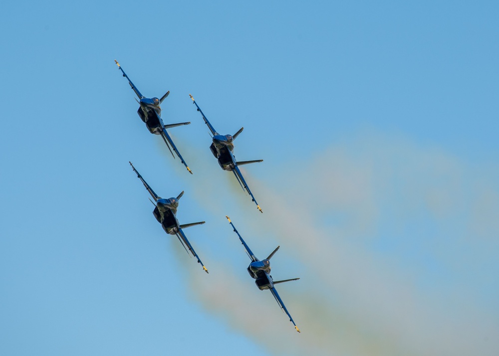 The Blue Angels’ perform at the Wings Over Solano Airshow