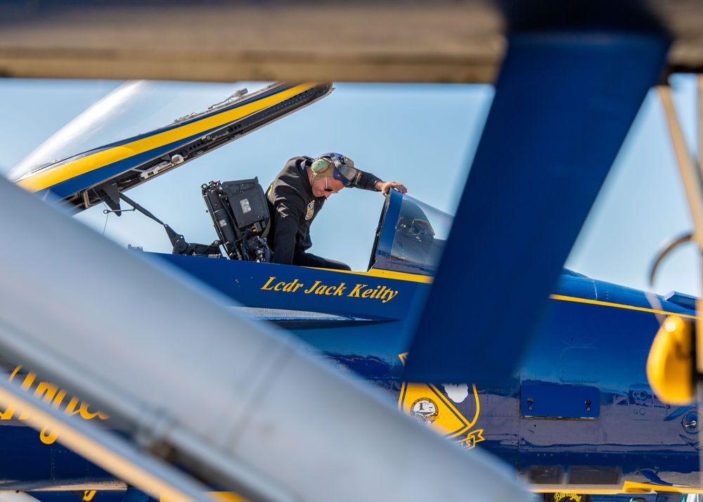 The Blue Angels’ perform at the Wings Over Solano Airshow