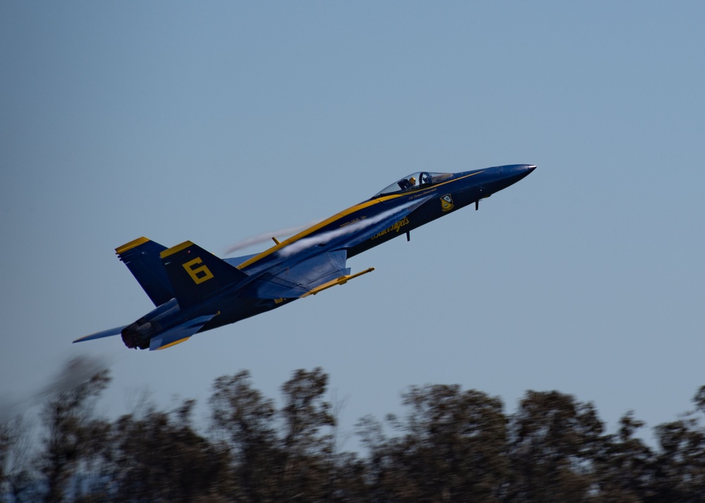 The Blue Angels’ perform at the Wings Over Solano Airshow