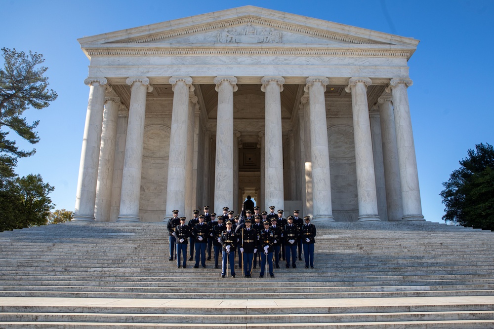 4th Battalion, 3d U.S. Infantry Regiment (The Old Guard) at the Thomas Jefferson Memorial