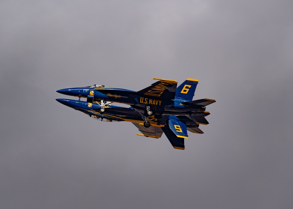 The Blue Angels perform at the El Centro Airshow