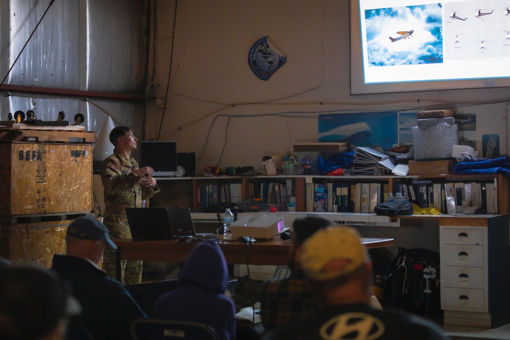 Washington National Guard pilots educate Boeing Employees' Flying Association on the hazards of helicopter wake turbulence