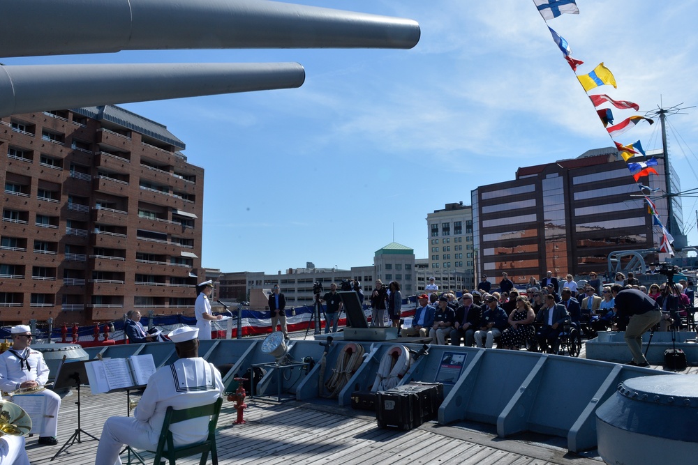 USS Wisconsin Celebrates 80th Anniversary