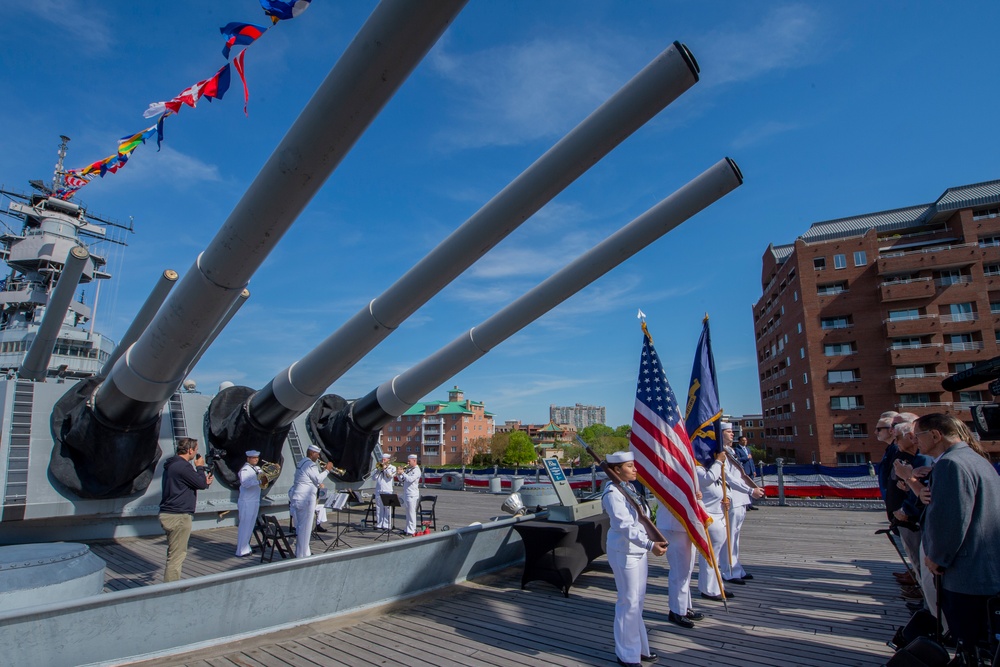 USS Wisconsin Celebrates 80th Anniversary