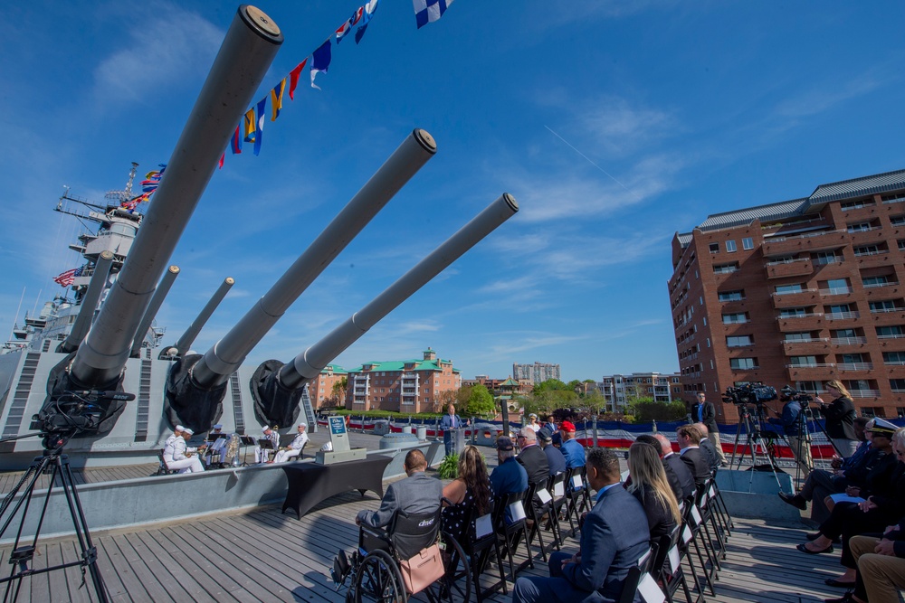 USS Wisconsin Celebrates 80th Anniversary