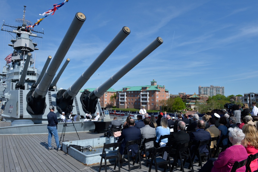 USS Wisconsin Celebrates 80th Anniversary